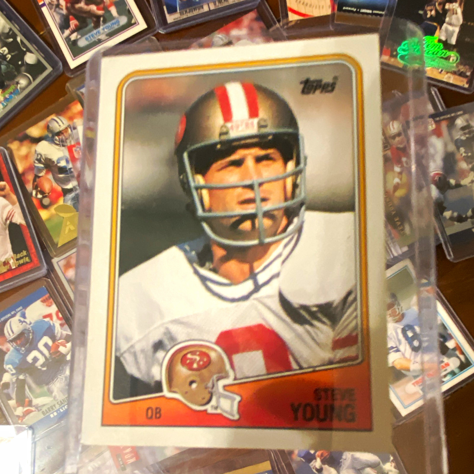 Topps 1988 Steve Young San Francisco 49ers Base Set Card #39 NFL