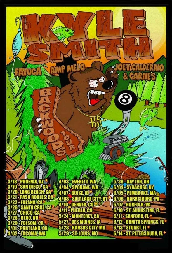 Kyle Smith Poster 2026 Backwoods Tour