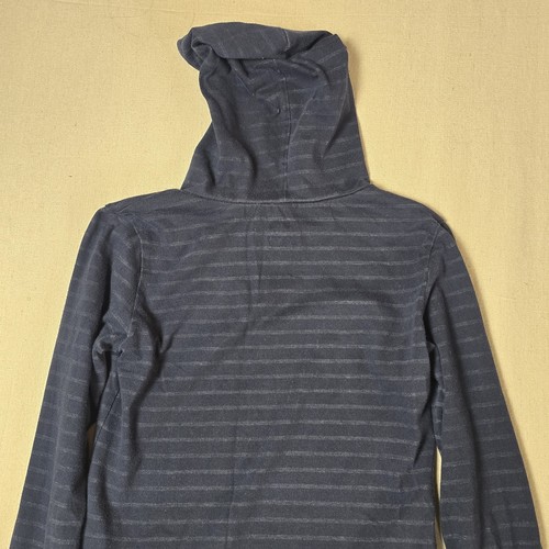 Nike The Athletic Dept. Midnight Navy Interior Stripe Pullover Hoodie Girl's S - Picture 9 of 11