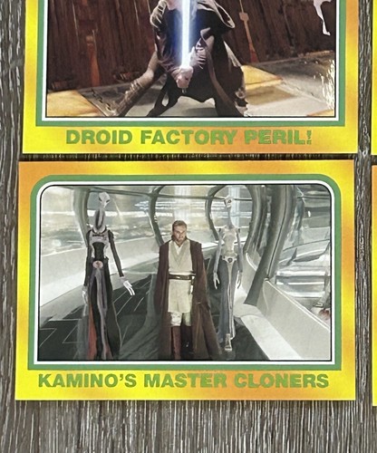 Star Wars Heritage Topps Trading Cards 2004 Yellow Border Lot of 8 Anakin - Afbeelding 9 van 19
