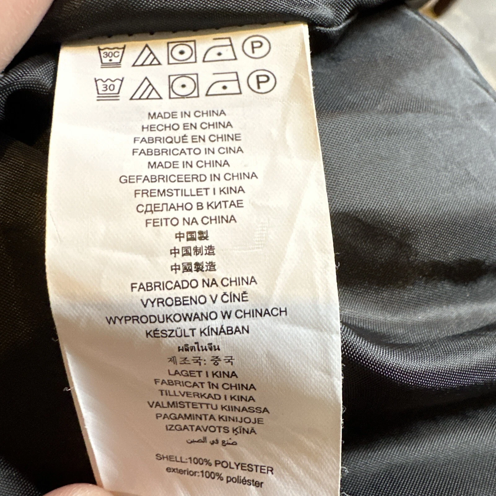 Giacca imbottita Michael Kors gialla a quadri imbottita taglia media senza cappuccio