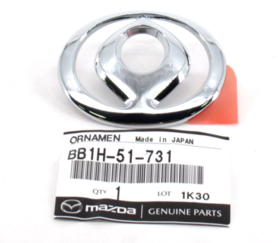 Genuine OEM Mazda BB1H-51-731 Front Bumper Chrome Emblem 1993-1997