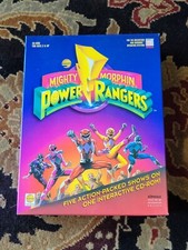 Mighty Morphin Power Rangers Windows 1994 Computer Game CD ROM PC BIG BOX CIB