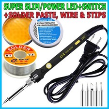 Soldering Iron Electric Gun Adjustable Temperature Welding Solder Wire Kit 60W B