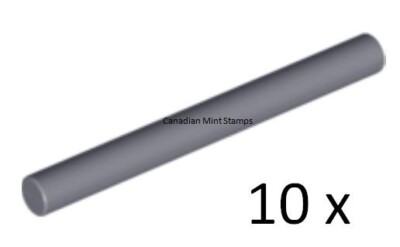 New Lego 10x Dark Bluish Gray Bar 4L Lightsaber Blade Wand 30374 28697 21462 578