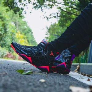 air jordan 7 wmns black patent leather