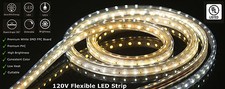 CBConcept  UL Listed,10 Feet,1080 Lumen,120V Flat LED Strip Rope- Color Option 