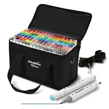 120 Colors Alcohol Markers Dual Tip Permanent Art Markers For Kids And Adults...