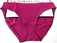 VICTORIA'S SECRET Seamless Bikini Panty S M L XL Maroon NWT Purple VS