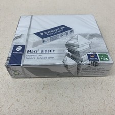 NEW Staedtler Mars Erasers White Germany Artist Drafting 20 Pack Factory Sealed