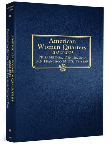 U.S. American Women Quarters: 2022-2025 P,D,S - Whitman Classic Coin Album #4989