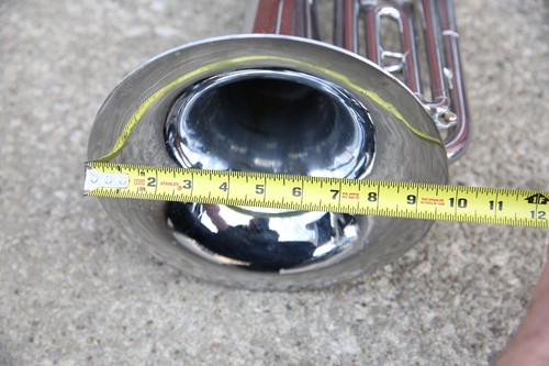 Vintage Getzen Baritone Bugle Single Valve Trumpet Horn antique instrument parts - Picture 17 of 17
