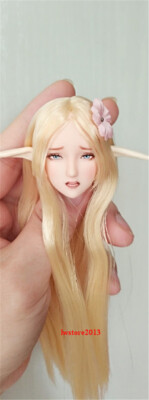1:6 Elf Girl Climax Obitsu Head Sculpt For 12'' Female PH LD UD Figure Body Toys
