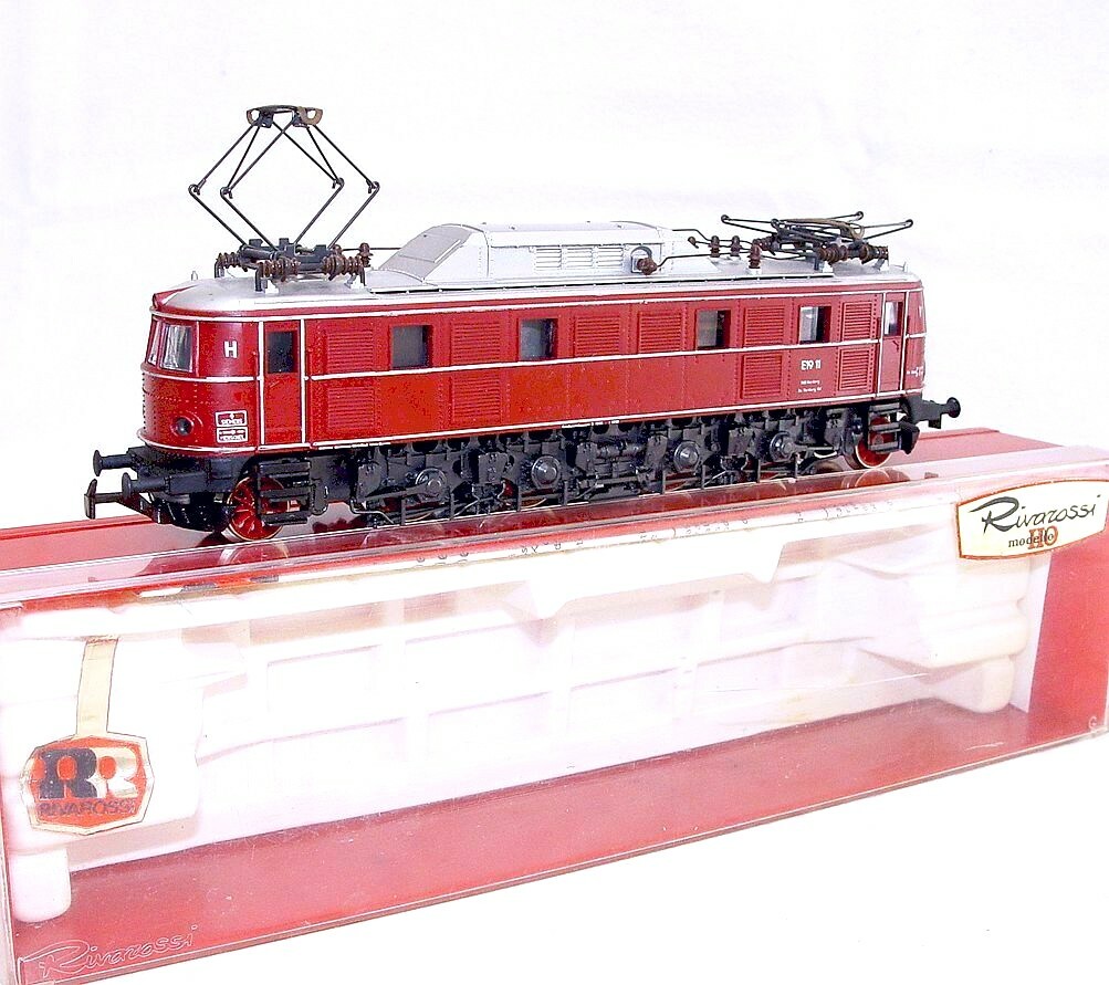 Rivarossi HO Marklin AC Deutsche Reichsbahn DR E19 Red WWII LOCOMOTIVE MIB`80!