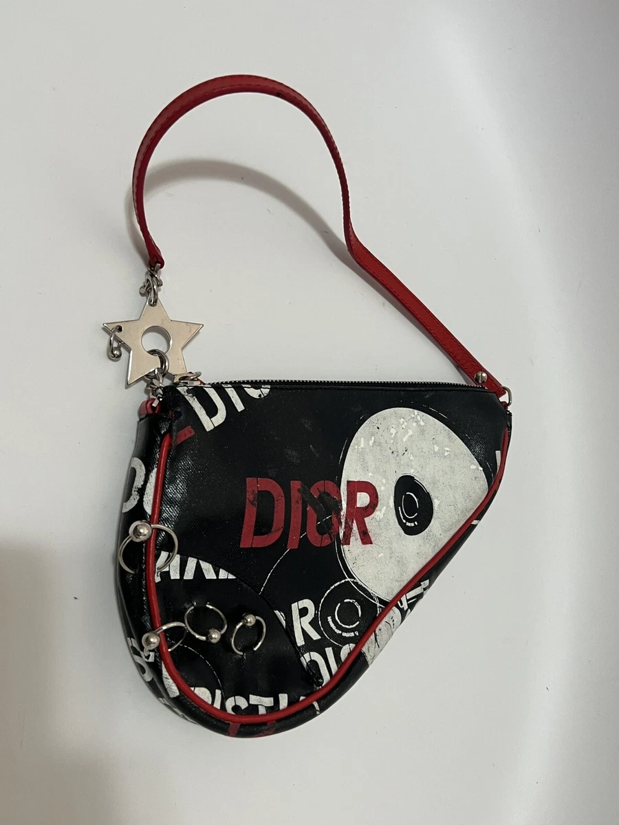 Christian Dior Printed Saddle Bag on SALE