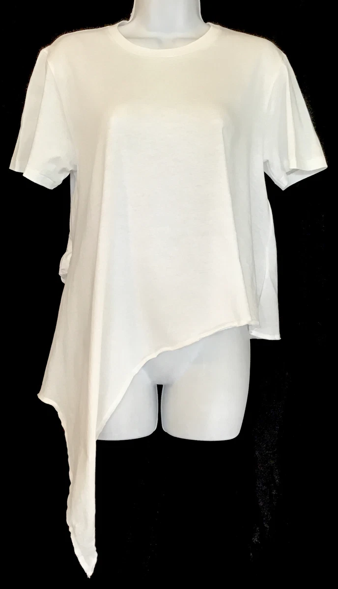 Short front long back t shirt clearance