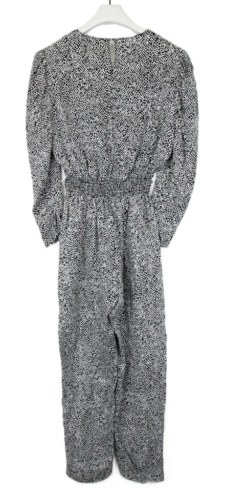 MAJE Pomela Jumpsuit Damen (EU) 38 Animal Print Langarm V-Ausschnitt - Bild 2 von 4