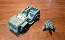 Vintage TIM-MEE, Aurora, Illinois U.S. Army Jeep W/Howitzer USA