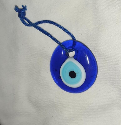 Nazar Boncuk Evil Eye 4 cm blaues Auge Kunststoff Anhänger