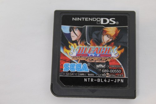 Cartucho de videojuego japonés Bleach 4th Flame Bringer Nintendo DS probado