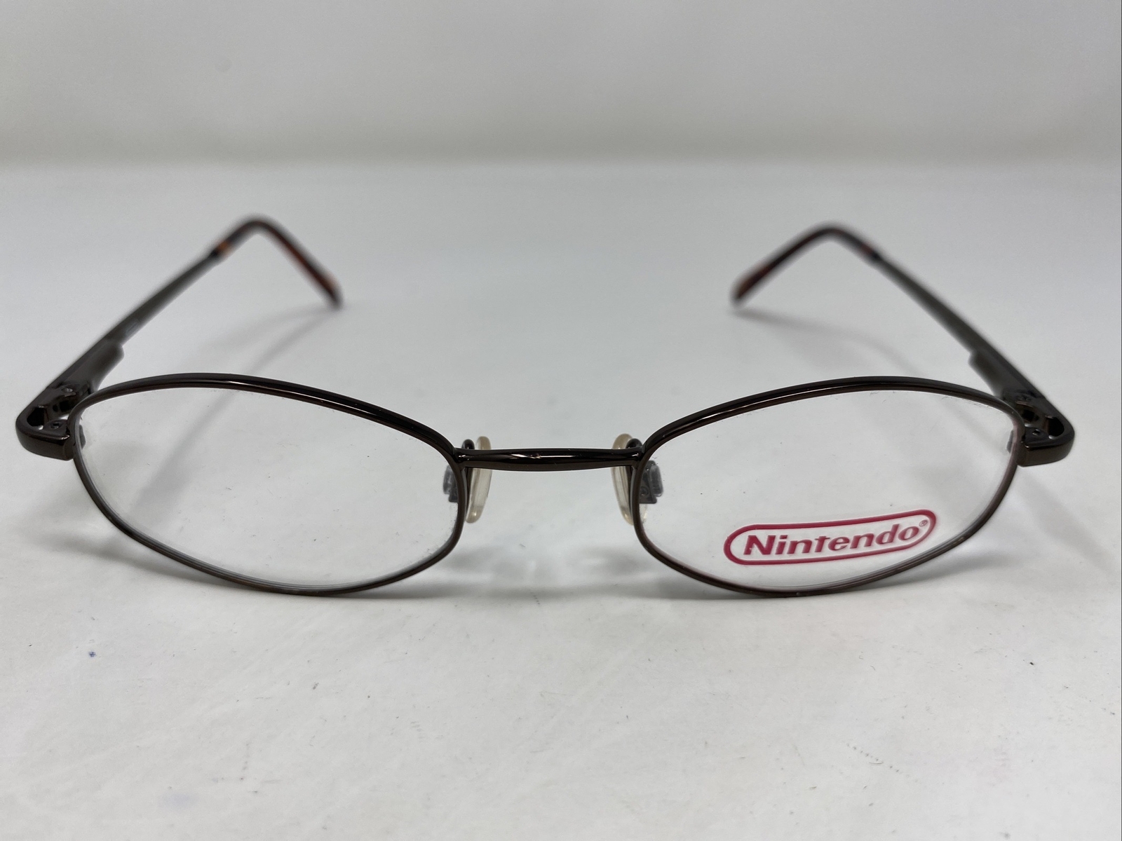 Marco de gafas de metal con borde completo de metal marrón oscuro para Nintendo WMN111 229 44-18-125 2873