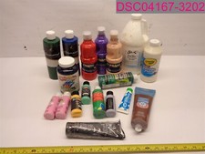 QTY 18; Bottles of Art/ Craft Paint, Mixed Lot, Variety Colors  Brands