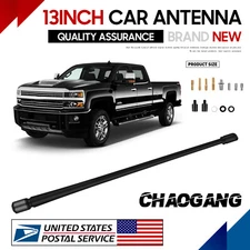 13" Car Radio Rubber Antenna Black Fits For Chevrolet Silverado 1500 1985-2023