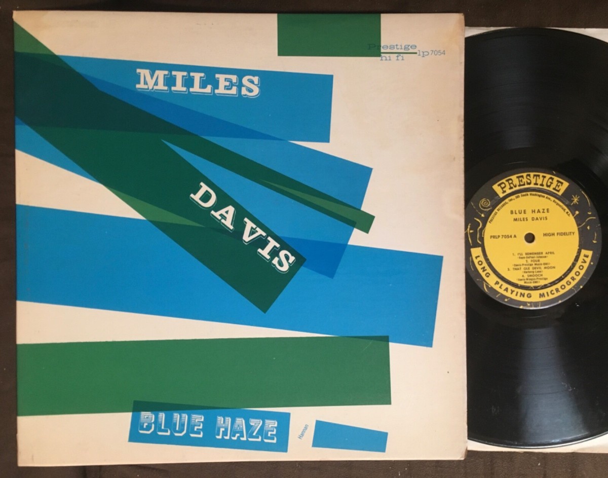 MILES DAVIS Blue Haze - DG Prestige LP RVG S. Washington - Very