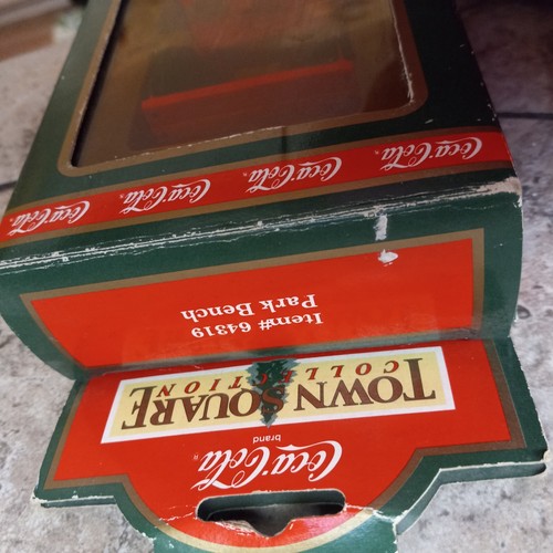 NEW Vintage Coca Cola Park Bench # 64319 Town Square Collection 1992 - Picture 4 of 4