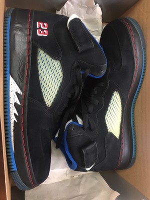 ajf 5 black varsity red