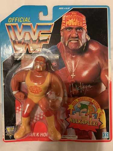 WWF hasbro Hulk Hogan series 3 on card wwe ...