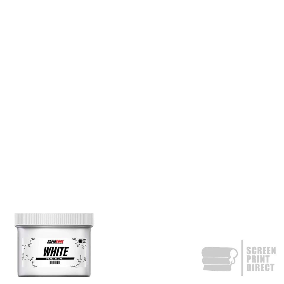 Branco - Tinta Plastisol para Serigrafia - Cura a Baixa Temperatura 270F - Todos os Tamanhos  - Imagem 2 de 4