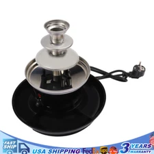 3 Tier Stainless Steel Luxury Cheese Cascading Fondue Chocolate Fountain Machine