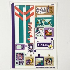 LEGO STICKER SHEET 41716 Stephanie's Sailing Adventure Friends Decals Stickers