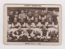 PATTREIOUEX FOOTBALL TEAMS 1922 RP cigarette card - # F. 196 ASTON VILLA