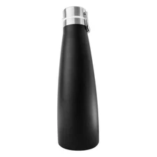 Letsfit S01 16-fl oz. Stainless Steel Water Bottle, Black, BOA Free