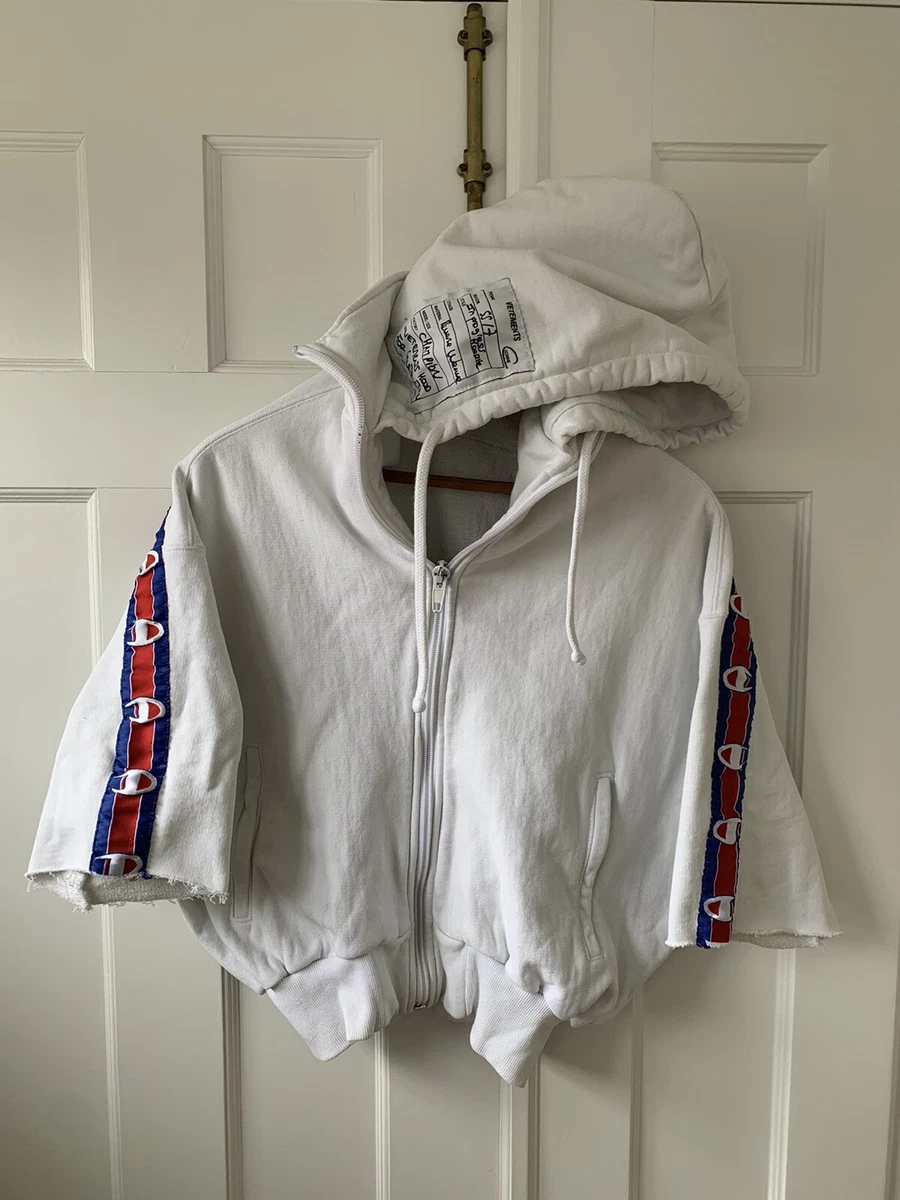 SS17 VETEMENTS X CHAMPION In Progress Hoodie Hooded Sweatshirt