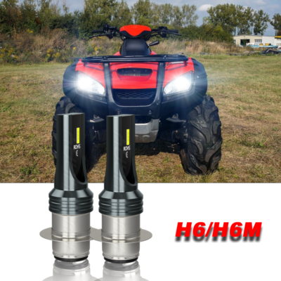 Headlights For Honda TRX 250 RECON 300 400 450 40W 6000K White LED