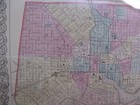 Colton Antique Hand Colored Map City of Baltimore Maryland Fort McHenry MD 1855 — photo 3