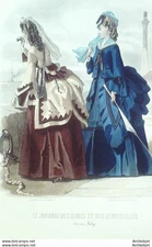 J.Dames & Demoiselles 1862 Fashion Engraving # 972 (Old Fashion Plate) Amazon