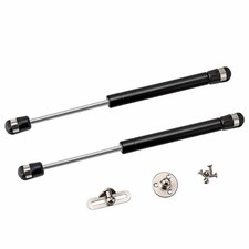 2 Pack 10" 200N 44lb Black Gas Struts Lift Supports for RV Bed Tool Box Cabinet