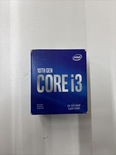 Intel Core i3-10100 10th Gen 3.6GHz 4-Core LGA1200 CPU BX8070110100 NEW Sealed