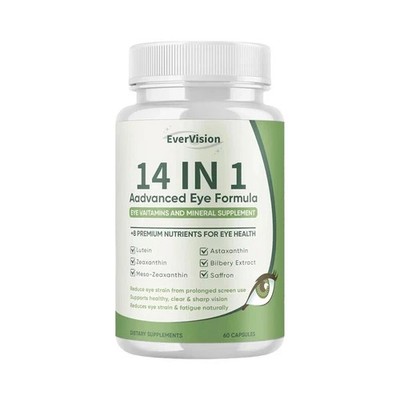 Evervision 14 in 1 Advanced Eye Formula - Ever Vision Eye Support - 60 Caps