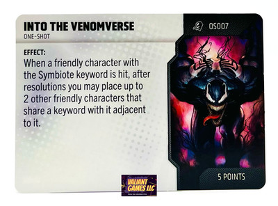 Marvel Heroclix Into The Venomverse #OS007 One Shot Card Venom Set