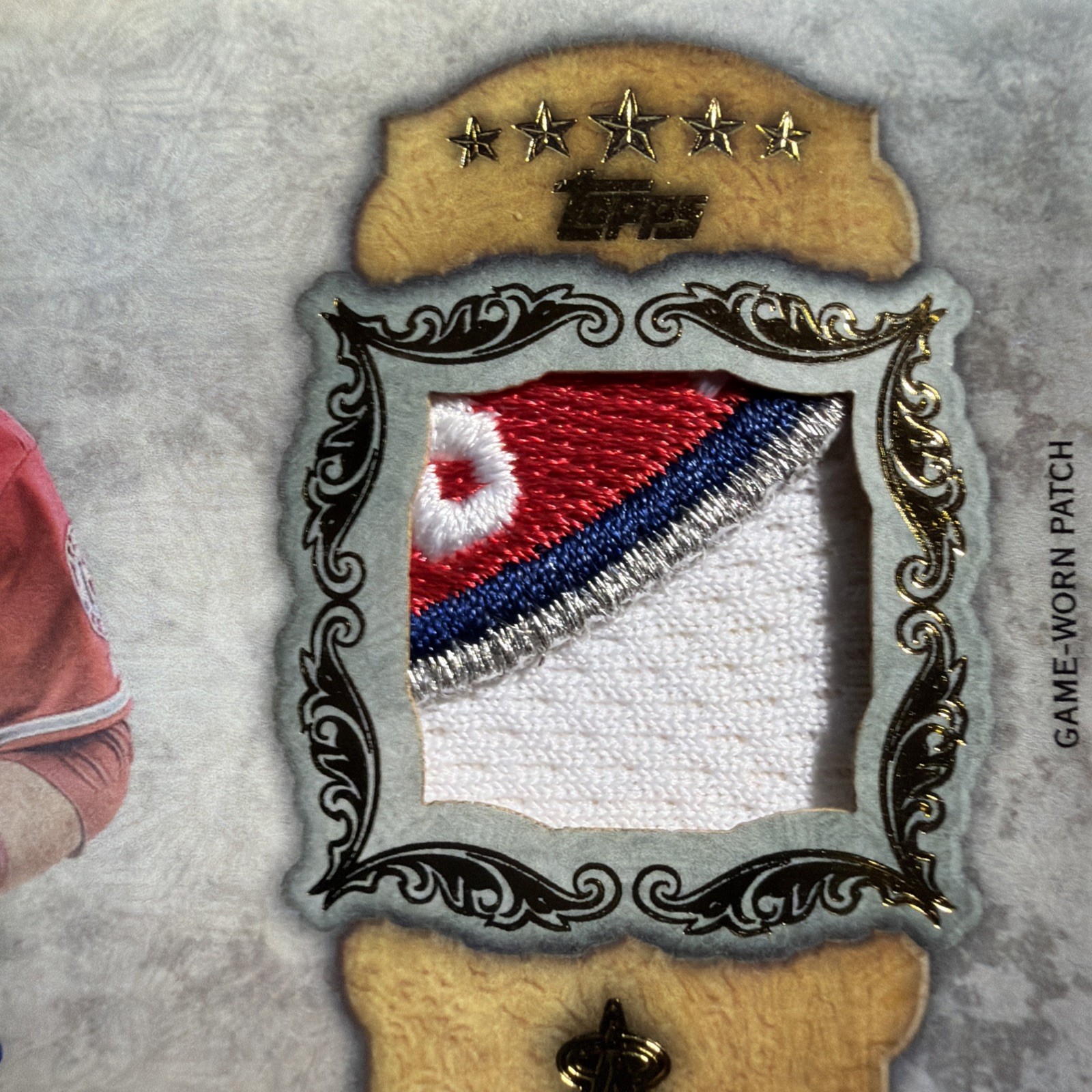 2013 Topps Five Star Mike Trout Auto Patch #7/10 Game Worn Angels SSP view 4