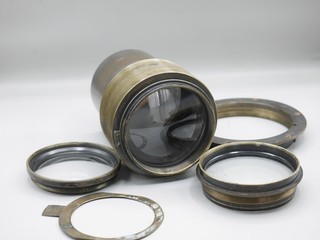 Dallmeyer Brass Lens 5D Portrait 19.5" f6 12x15" Large format Petzval WET PLATE