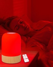Aoife 670nm Red Light Sleep Lamp Night 3.54 x x 5 inches, Wooden-111