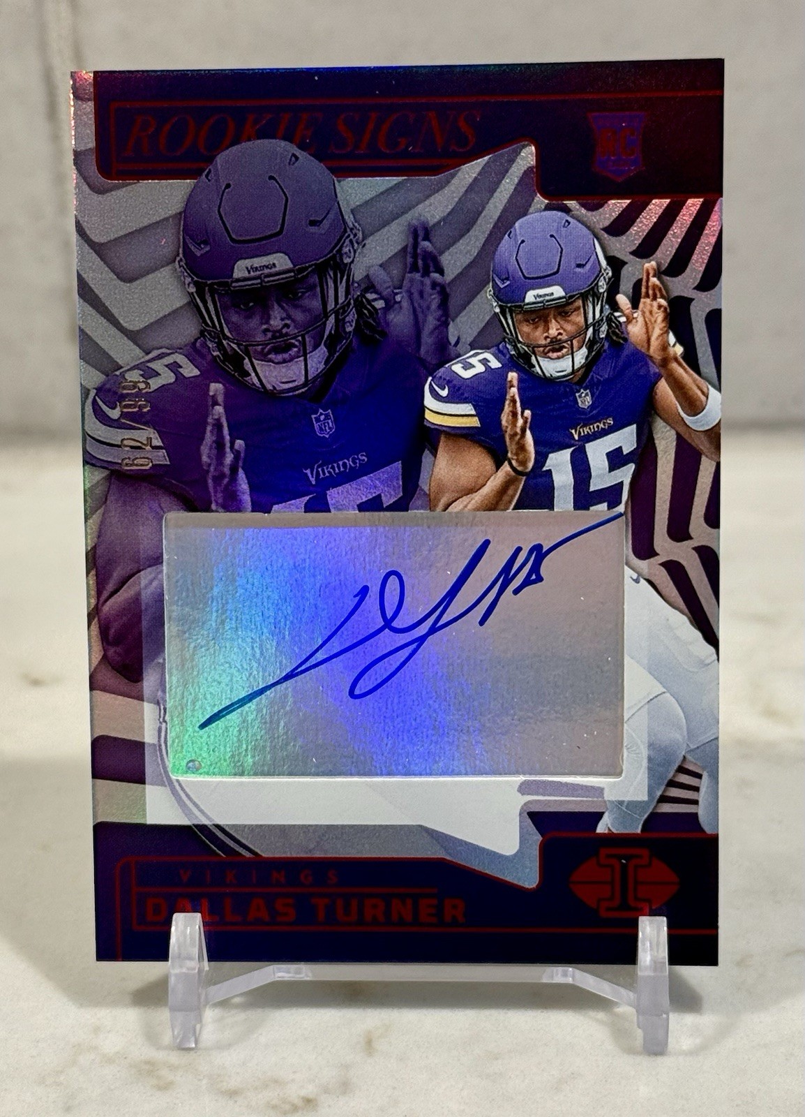 Dallas Turner Panini Illusions Rookie Signs Autographs #RSDTR Base