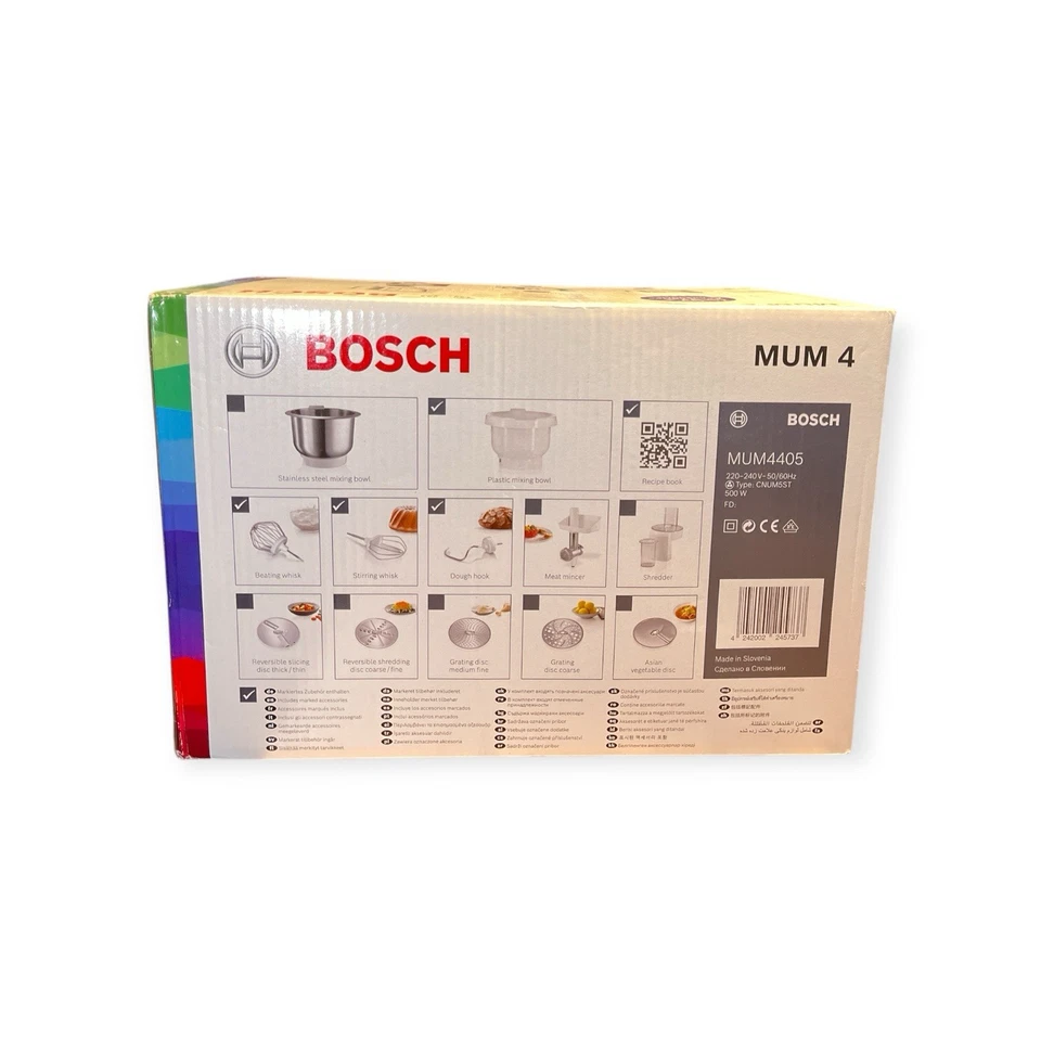 Bosch MUM 4 Küchenmaschine MUM4428 / MUM4405 Auswahl Weiß - Bild 4 von 4