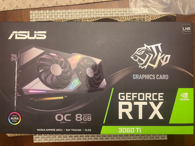 ASUS KO GeForce RTX  3060 Ti OC Edition 8GB GDDR6